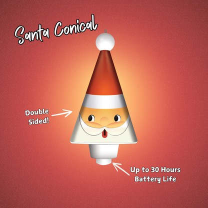 Conical-Mini Christmas Tree Ornament TRIO