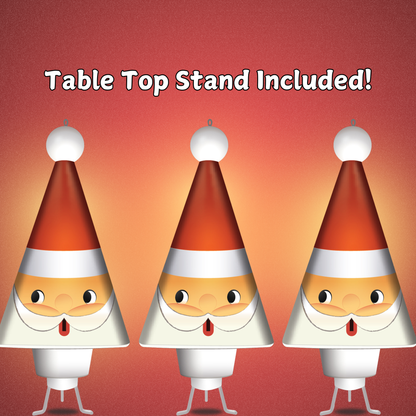 Conical-Mini Christmas Tree Ornament TRIO