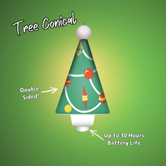 Conical-Mini Christmas Tree Ornament